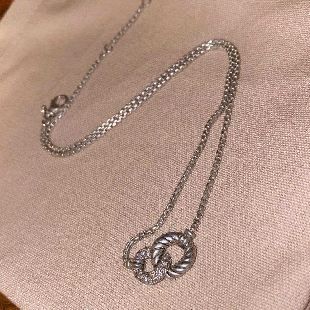 David Yurman Belmont Double Curb Link Necklace